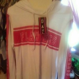 Long sleeve hooded shirt